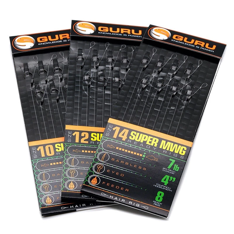Guru Super MWG Standard Hair Rigs 4inch